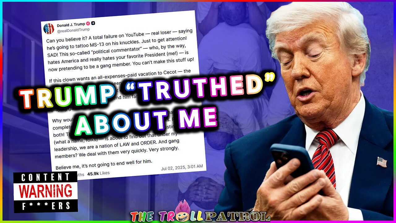 Trump “Truthed” About My Involvement In MS-13