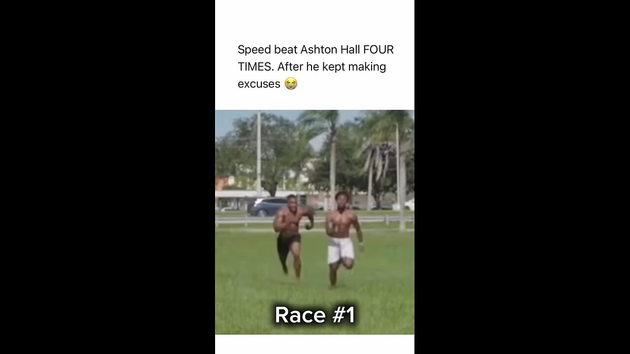 Speed beat Ashton Hall FOUR TIMES. After he kept making excuses 😞😭
