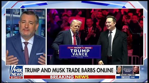 Sen Ted Cruz: Trump and Musk Are American Heroes