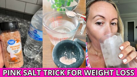 How to Use PINK SALT to Lose Weight (GET THE FULL RECIPE) – 15-Second Fat Trick That’s Going Viral