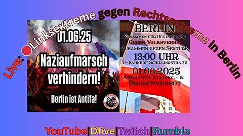Live: 🛑Antifa gegen die Rechtsextremen/Ferhat Sentürks ehemalige Kameraden sind sauer auf ihn