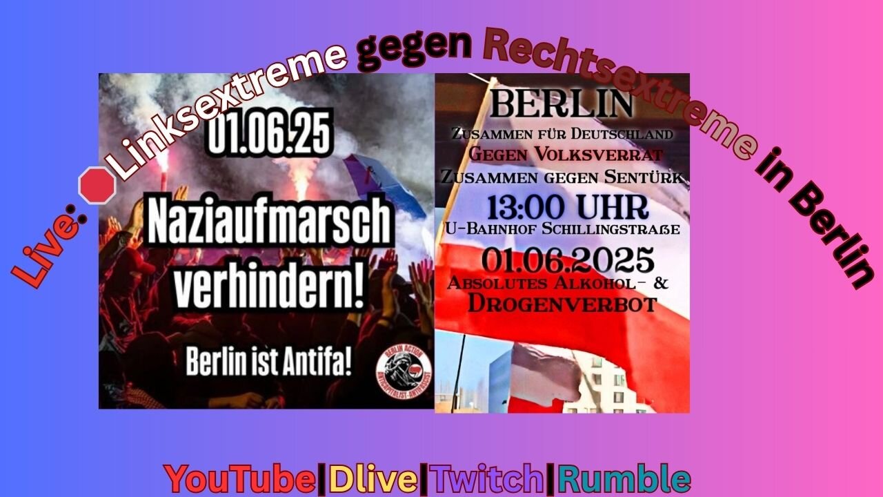 Live: 🛑Antifa gegen die Rechtsextremen/Ferhat Sentürks ehemalige Kameraden sind sauer auf ihn