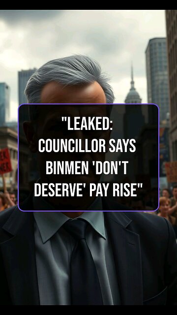 "Leaked: Councillor Says Binmen 'Don't Deserve' Pay Rise"