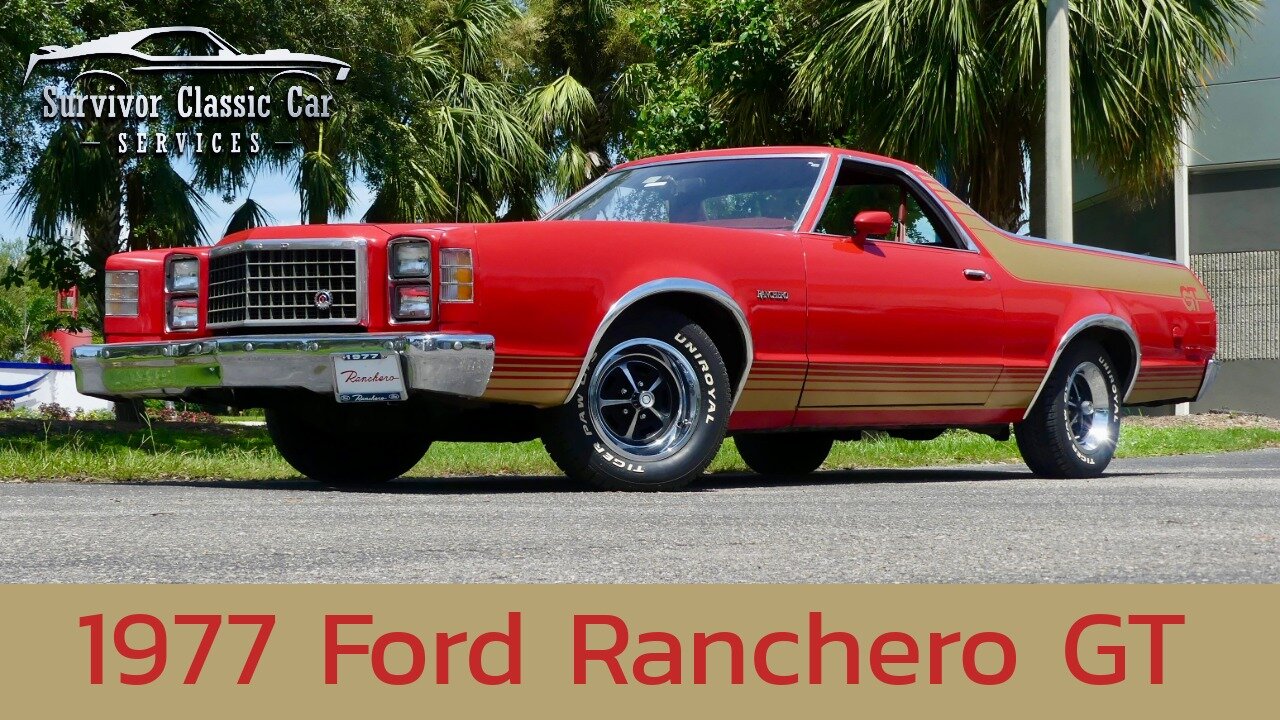 Nice Driver 1977 Ford Ranchero GT, 351 Windsor V8, C4 Auto Trans, Magnum Wheels! For sale!!