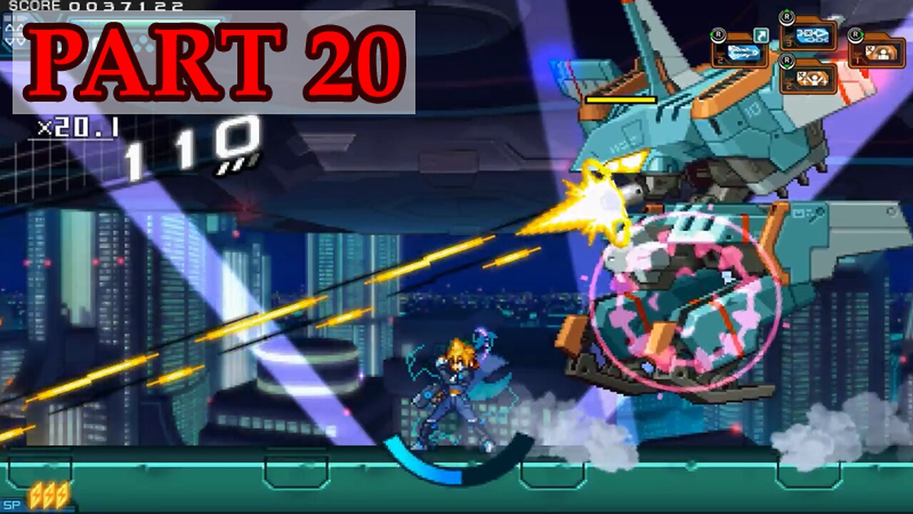 Let's Play - Azure Striker Gunvolt 2 (Trilogy Enhanced version) part 20