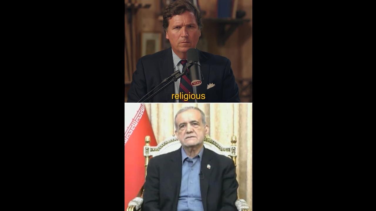 Tucker asks Iran President if they'd give up their NUCLEAR program for PEACE 7.07.25