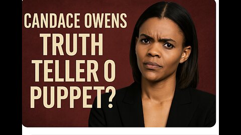 Candace Owen's Was Just Exposed! Anti Zionist or Puppet