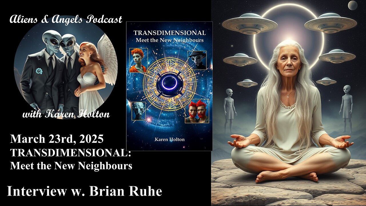 Aliens & Angels Live Podcast, March 23rd, 2025 – Interview w. Brian Ruhe