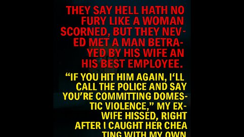 "I'll Frame You For DOMESTIC VIOLENCE": How My Wife’s LIE Cost Her EVERYTHING after getting #caught