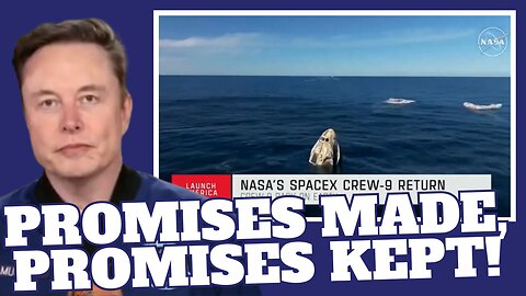 Elon Musk's SpaceX Helps NASA Rescue Astronauts After Nine Months Stranded on Space Station