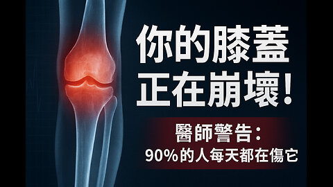 你的膝蓋正在崩壞！醫師警告：90%人每天都在傷它！Your Knees Are Breaking Down! Doctors Warn！