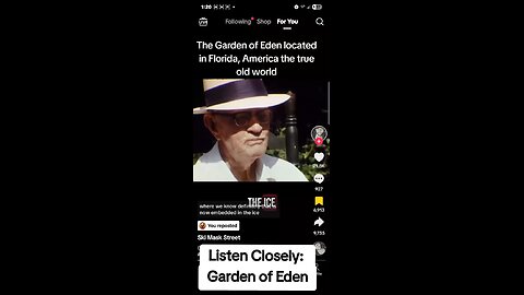 The Garden Of Eden Located In Florida?