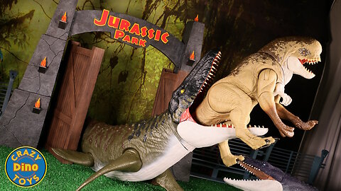 Super Colossal Mosasaurus Unboxed Jurassic World Rebirth DREX 2025 Spinosaurus Mattel Dino Toys