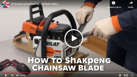 How to Sharpen a Chainsaw Blade Like a Pro | Easy & Quick Guide