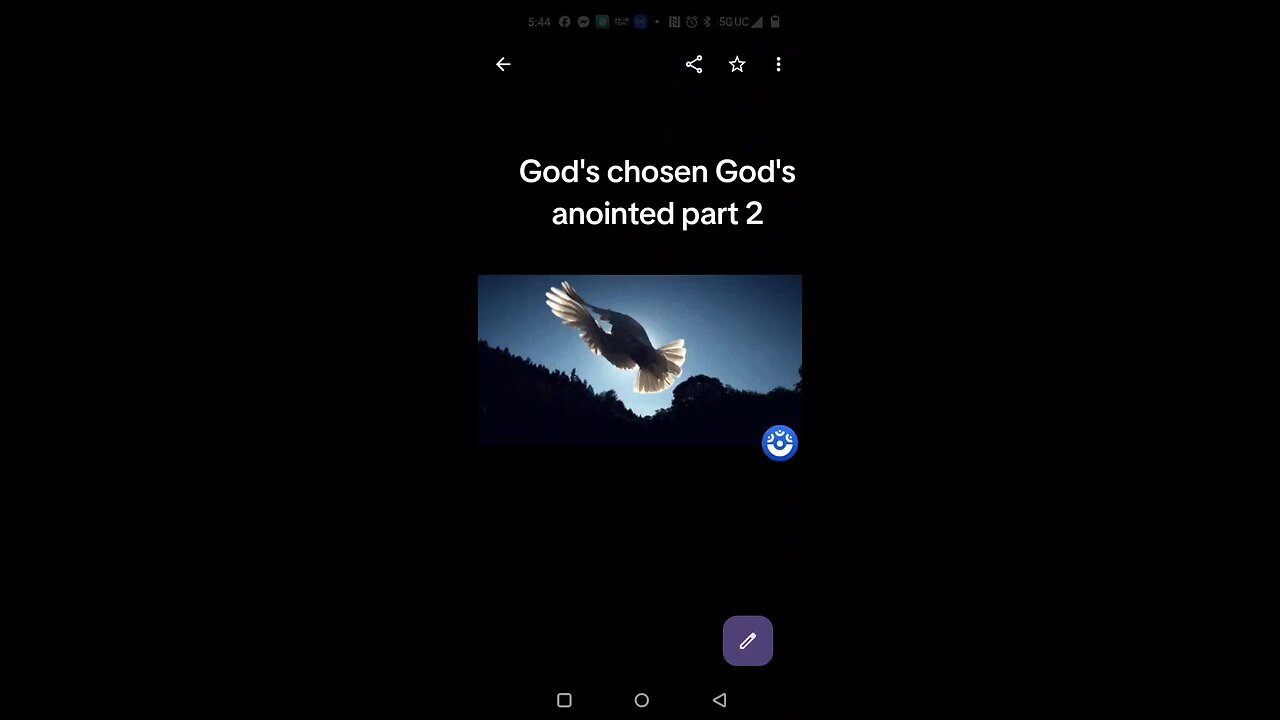 God's chosen versus the anointing