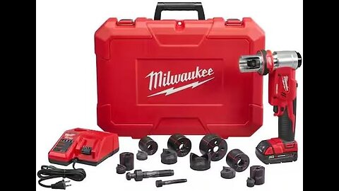 Milwaukee 2677-21 M18 FORCE LOGIC 6T Knockout Tool 1/2" - 2" Kit