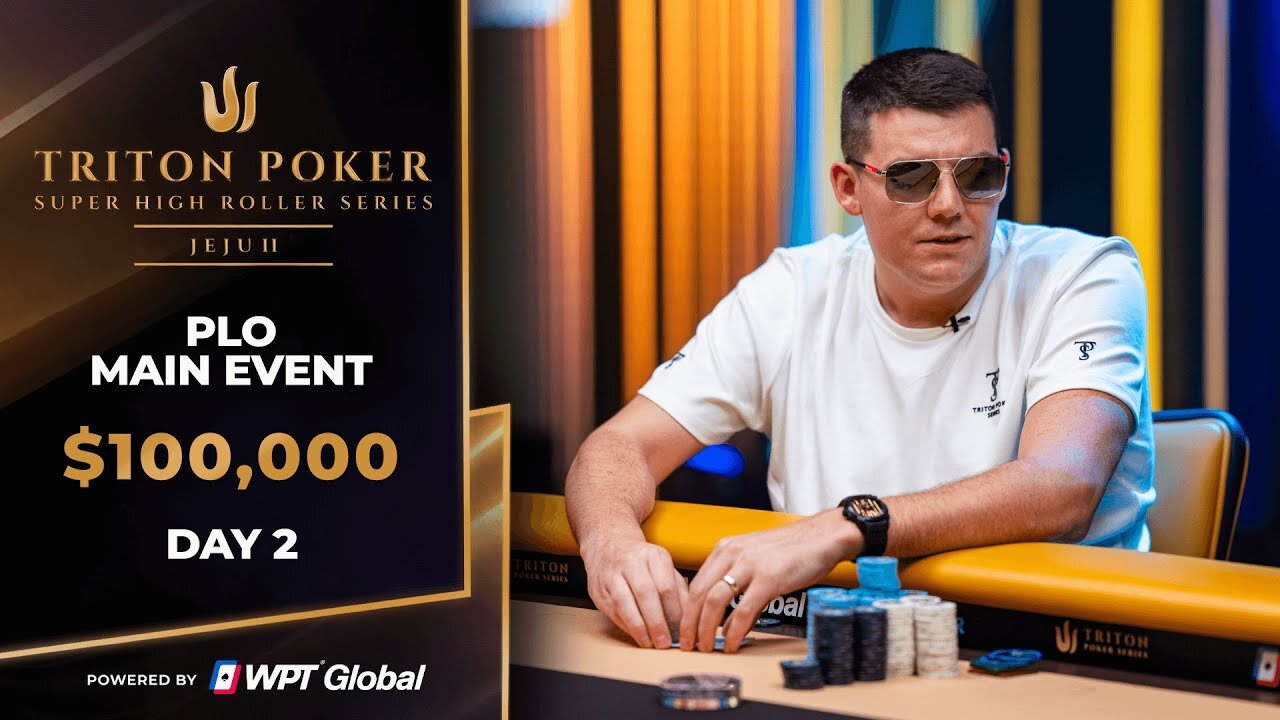 Live : $100K PLO Main Event – Event #12, Day 2 | Triton Poker Series Jeju II 2025 Part 2