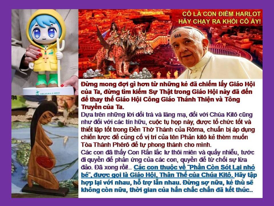 Đừng Tìm Kiếm Sự Thật Trong Giáo Hội Này, Đến Để Thay Thế Hội Thánh Công Giáo Tông Truyền..