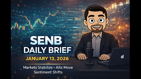 Bitcoin Holds $92K, Alts Rotate, Privacy Coins Surge | SENB Daily Brief – Jan 13, 2026