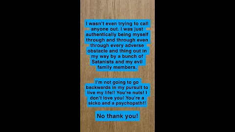 I wasn’t even TRYING to call anyone out