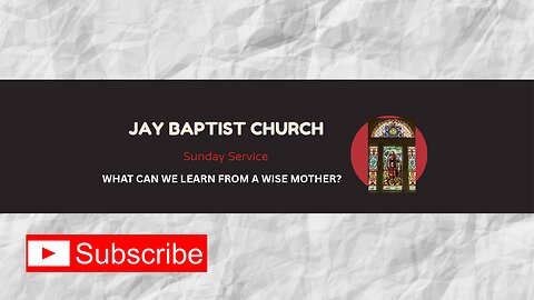 What Can We Learn From A Wise Mother?