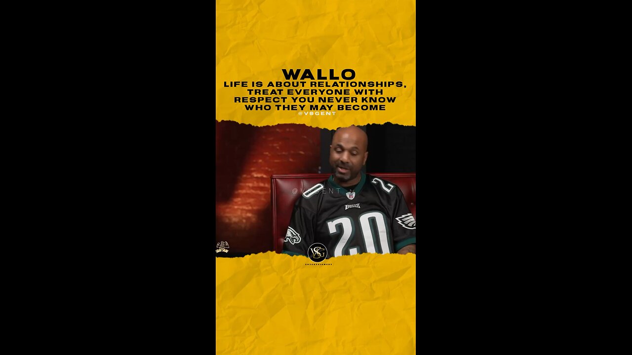 Life is about relationships, treat everyone with respect you never know who they may become