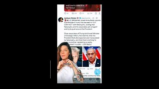 President Trump & Israel's Netanyahu on the rocks?