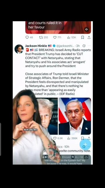 President Trump & Israel's Netanyahu on the rocks?