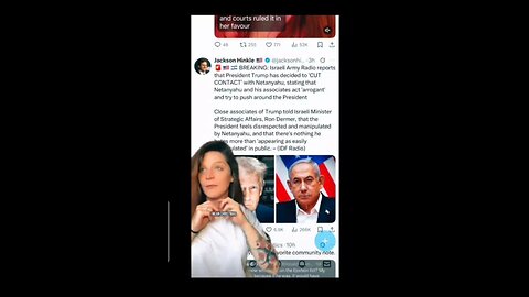 President Trump & Israel's Netanyahu on the rocks?