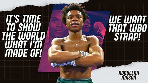 Can Abdullah Mason Carry the Torch for the Lightweight Division?