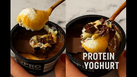 150 Calorie Dessert HACK! | Level up your protein yoghurt🍨💪⚡