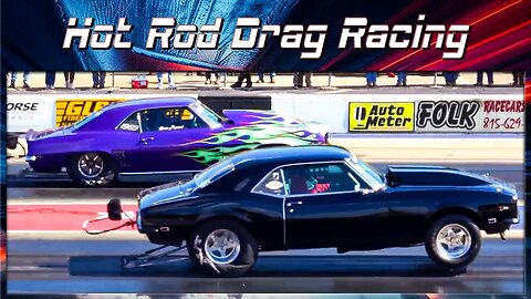 Pure Muscle Mayhem! Hot Rod Drag Racing at Its Finest!
