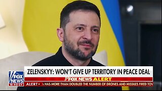 ZELENSKYY WON'T GIVE UP TERRITORY IN PEACE DEAL