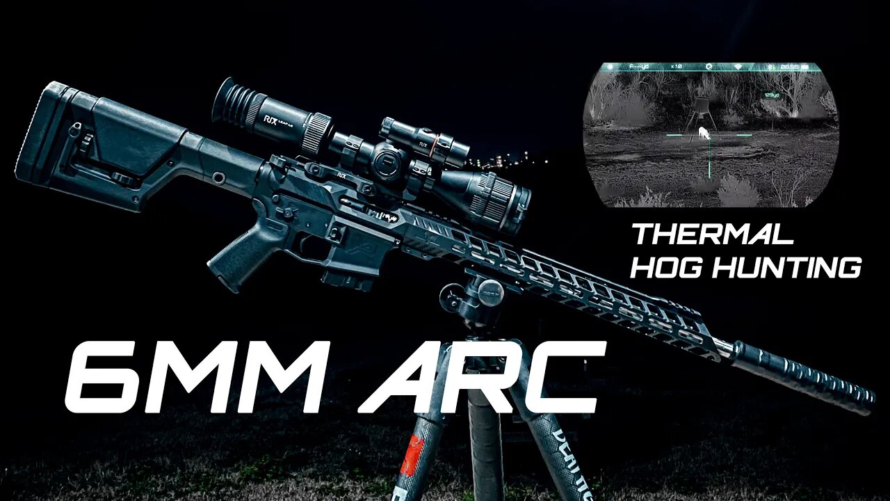 6mm ARC Night Hunting | Grendel Hunter AR-15 with RIX Optics Leap L6