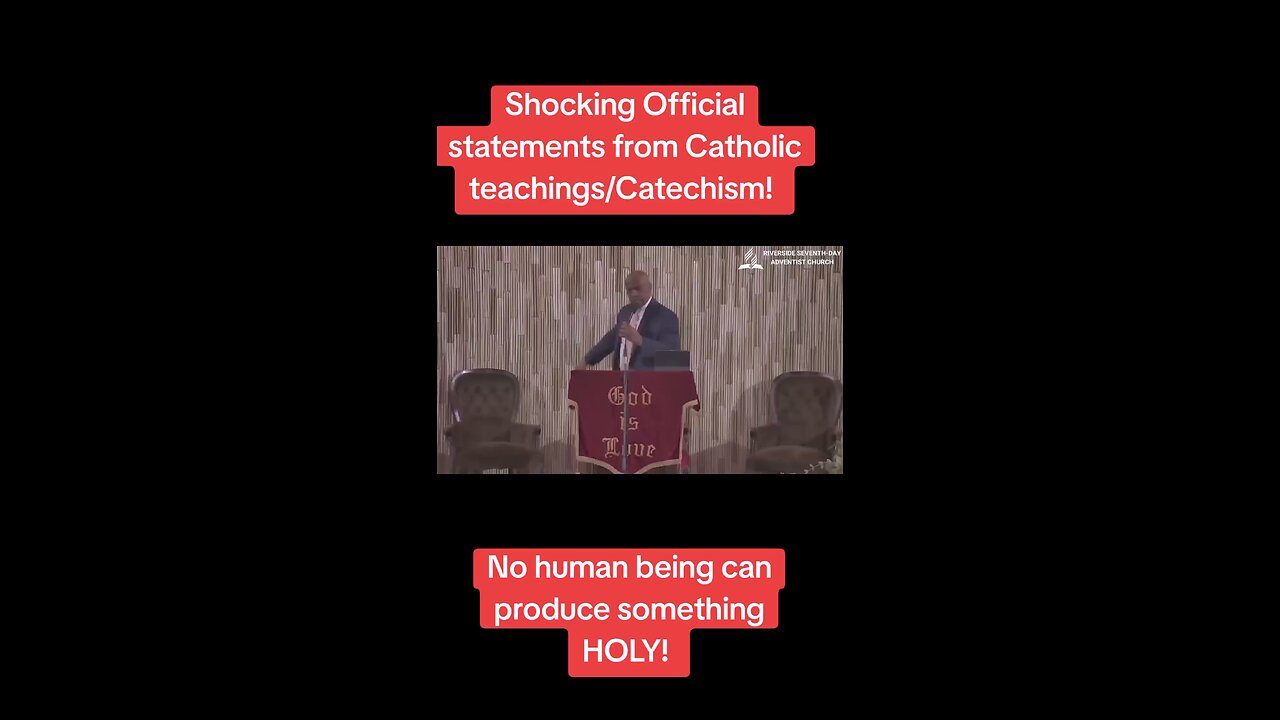Shocking Official statements from Catholic teachings Catechism!