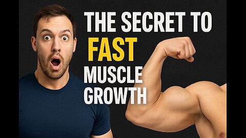 The Secret to FAST Muscle Growth (No BS)