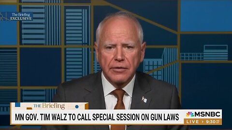 Tim Walz: Ban Assault Weapons