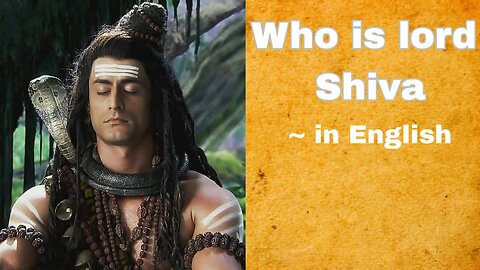 God Shiva | what is meaning of shiva in English | jai Shambho