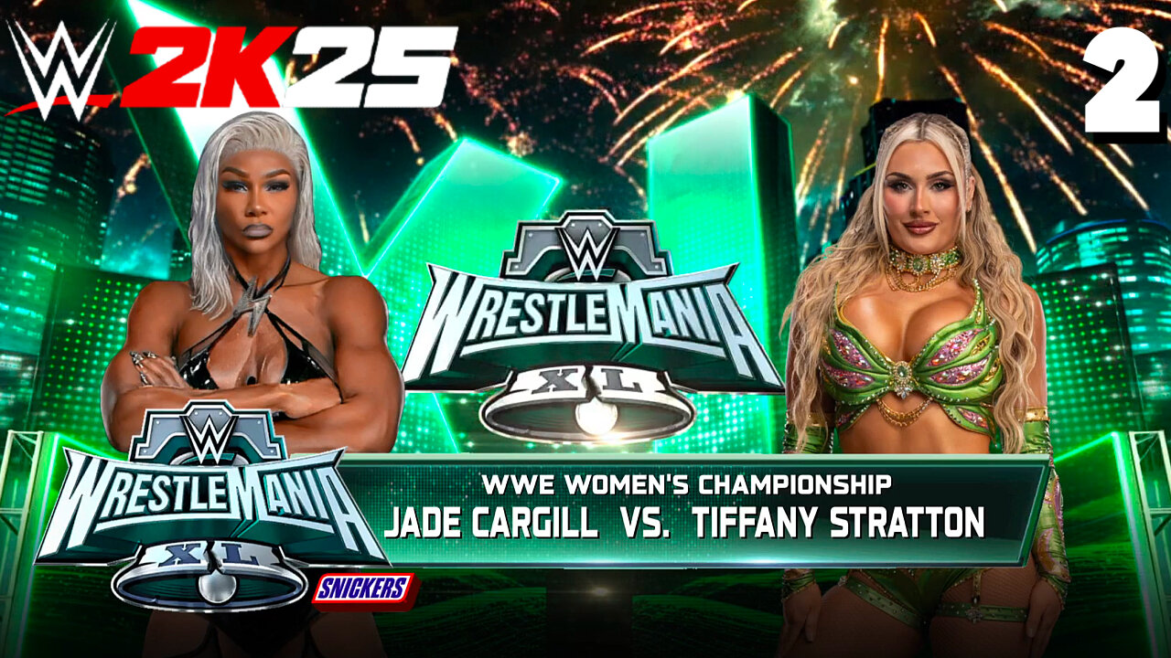 WWE 2K25 WWE Women's Championship - Jade vs Tiffany Stratton.