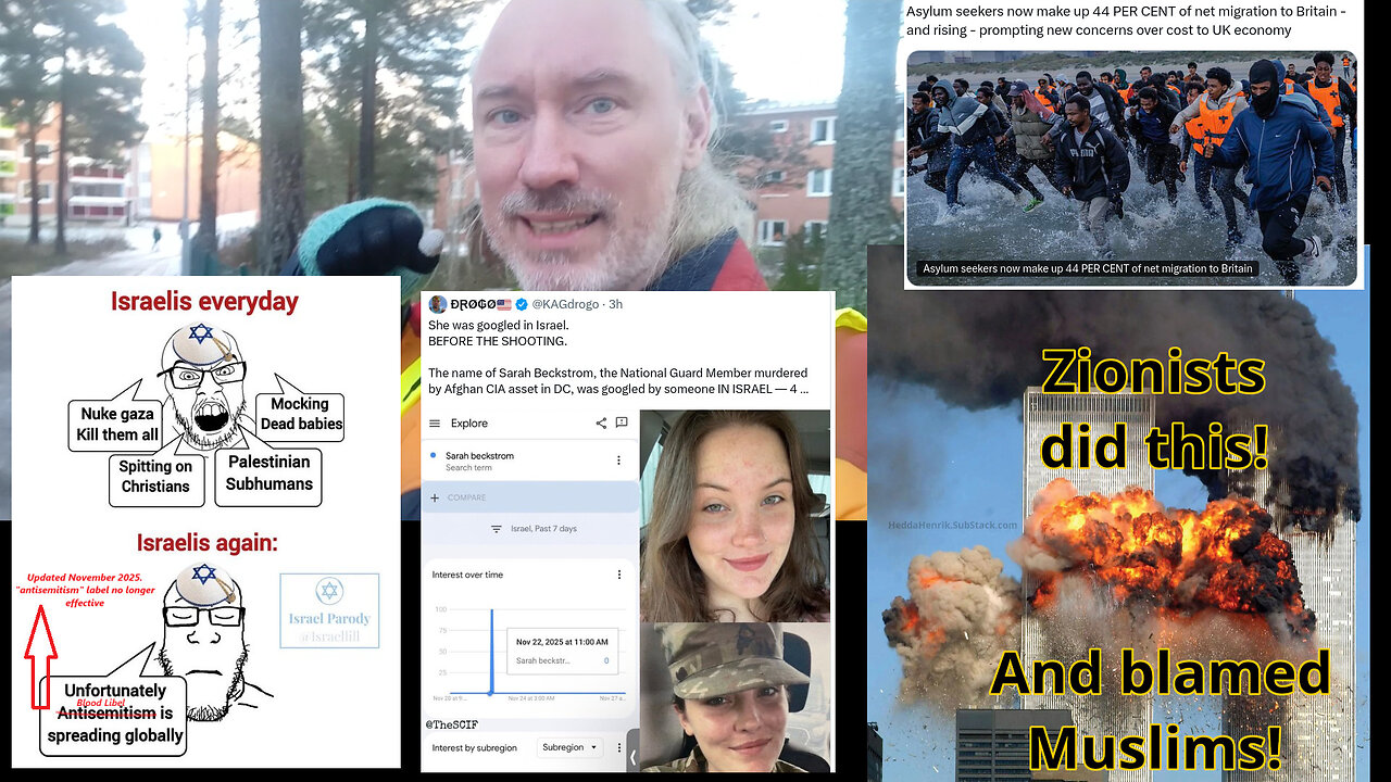 Avoid "not" "anti"! Gas libel. Facebook vs Sweden. UK💩 USAID $41G. Lev Tahor. Hitler & Stalin today