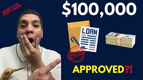 Learn How To $100K Loan Approved?! No Perfect Credit Needed (The BANKS Secret)