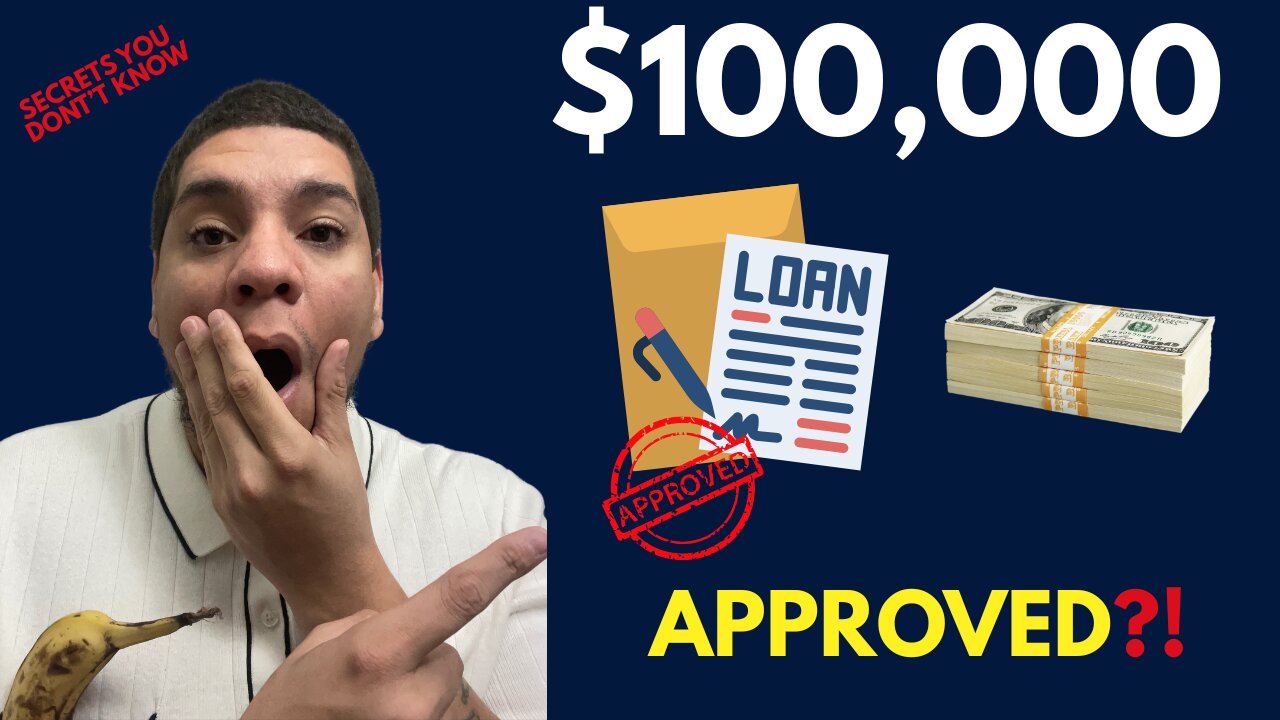 Learn How To $100K Loan Approved?! No Perfect Credit Needed (The BANKS Secret)