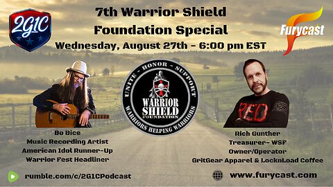 2G1C WSF Special (E7): Bo Bice & Rich Gunther – Music, Service, and the Power of Giving Back