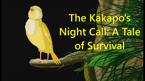 The Kakapo's Night Call: A Tale of Survival