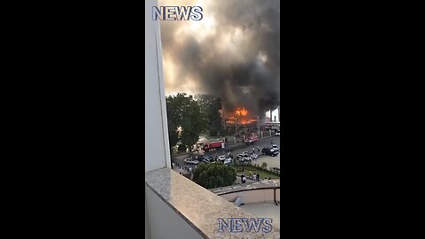An Israeli attack on a restaurant in Iran has caused massive destruction.