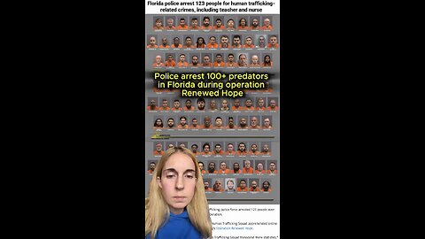 Over 100 Predators Arrested in Florida During TWA’s Operation Renewed Hope. Cc: lam32