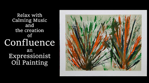 Watch This Abstract Oil Painting Emerge Using Only a Palette Knife