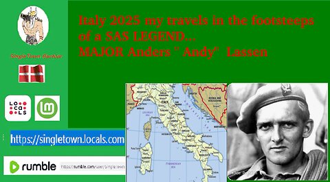 Italy 2025. my travel in the footsteps of an SBS/ SAS Legend. Major Anders " Andy " Lassen.