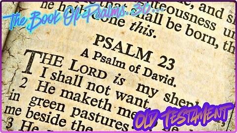 Audio Bible, Alexander Scourby Narrates. The Book of Psalm, 30... Onwards. KJV.