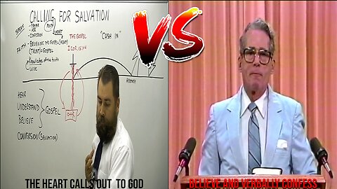 Robert Breaker VS Dr. Peter S. Ruckman Clip Comparison: Is The Sinner's Prayer a WORK?